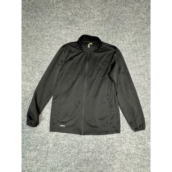 Athletic Works Jacket Men's size S DriWorks Black Full-Zip lighweight Jacket - Picture 7 of 12